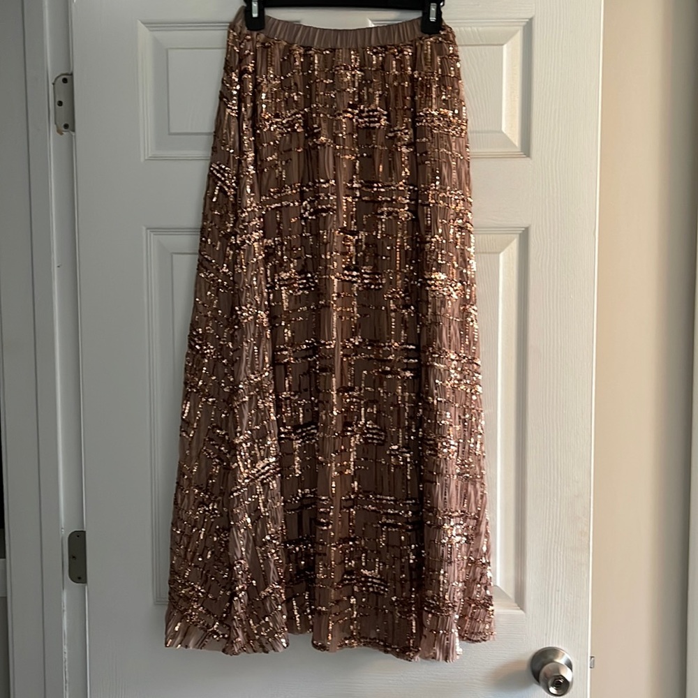 En Saison sequined embellished skirt